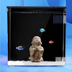 NEW Fish Tank with Buddha Statue